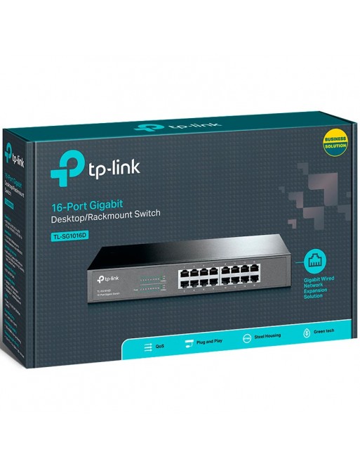 Switch Rackable De Bureau TP Link TL SG1016D 16 Ports Gigabit