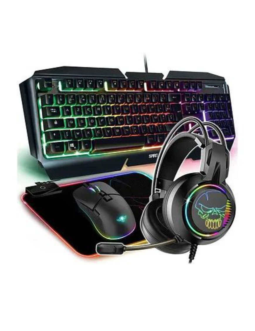 Pack gaming complet XPERT-G900 - Clavier, souris, tapis